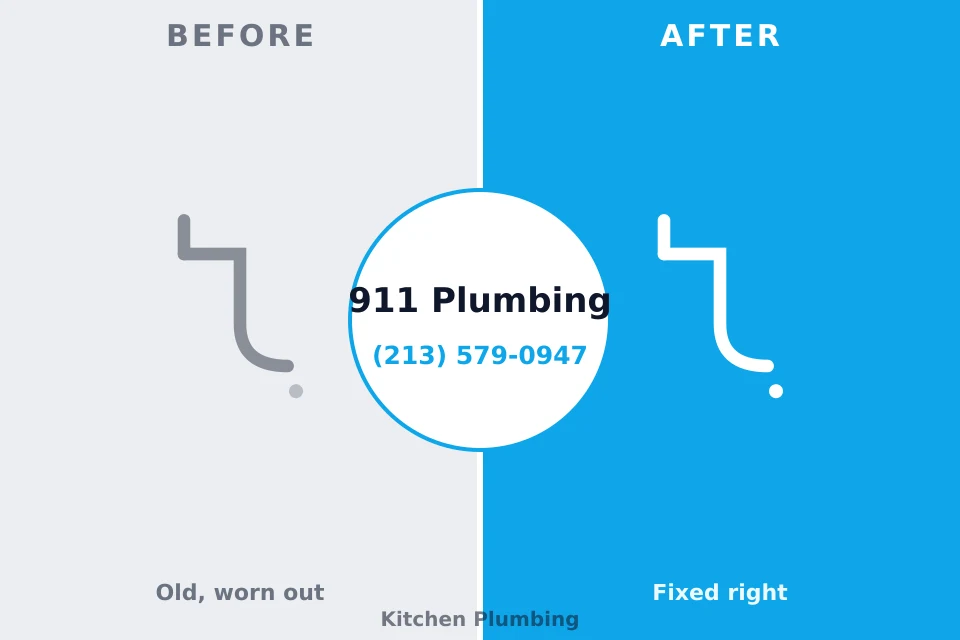 Before and after: plumbing repair Greensboro, NC